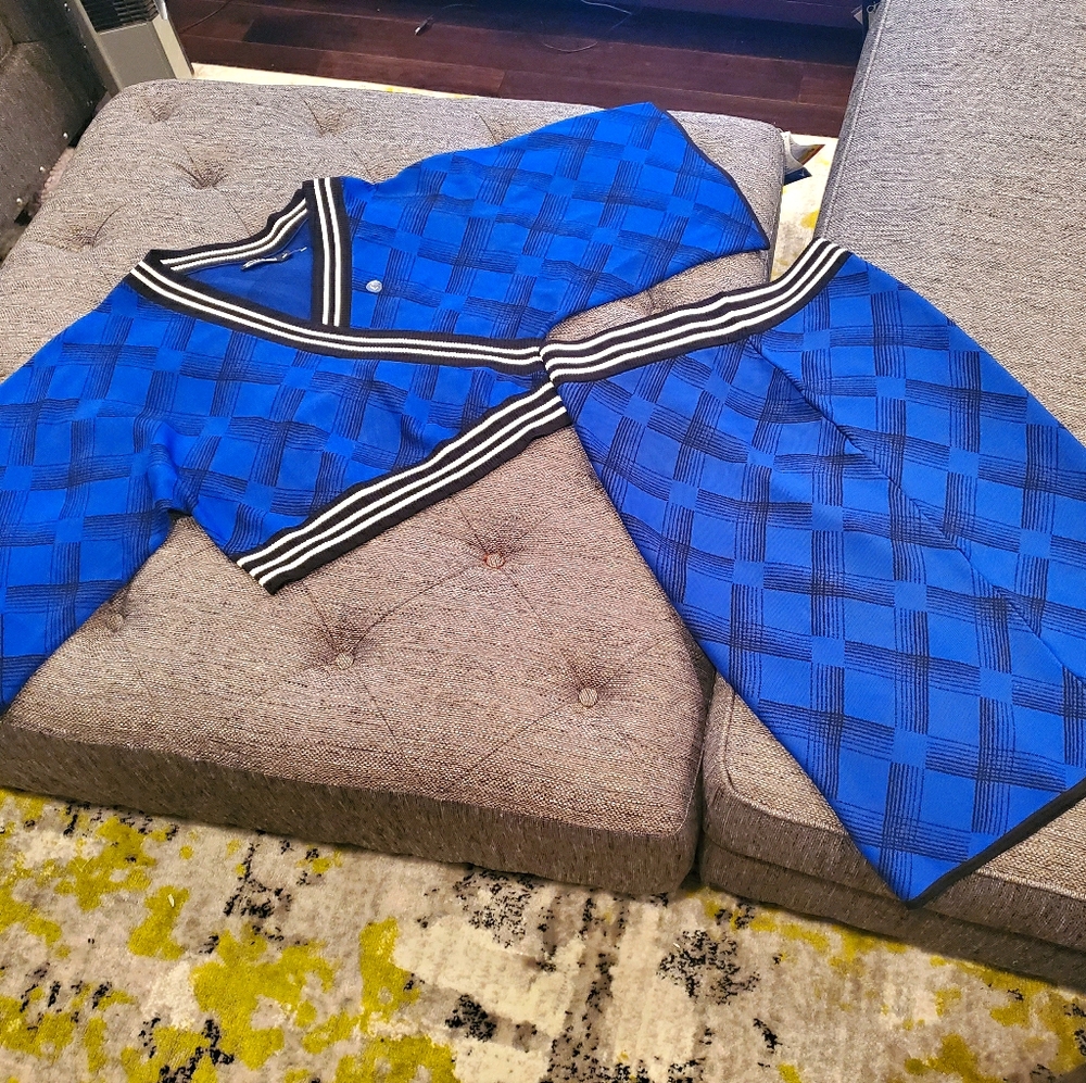 New York and Company Kimono Sweater Skirt Set